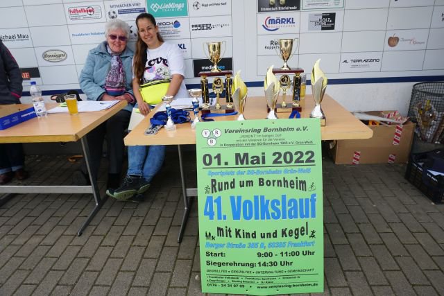 41. Volkslauf "Rund um Bornheim mit Kind & Kegel" 2022